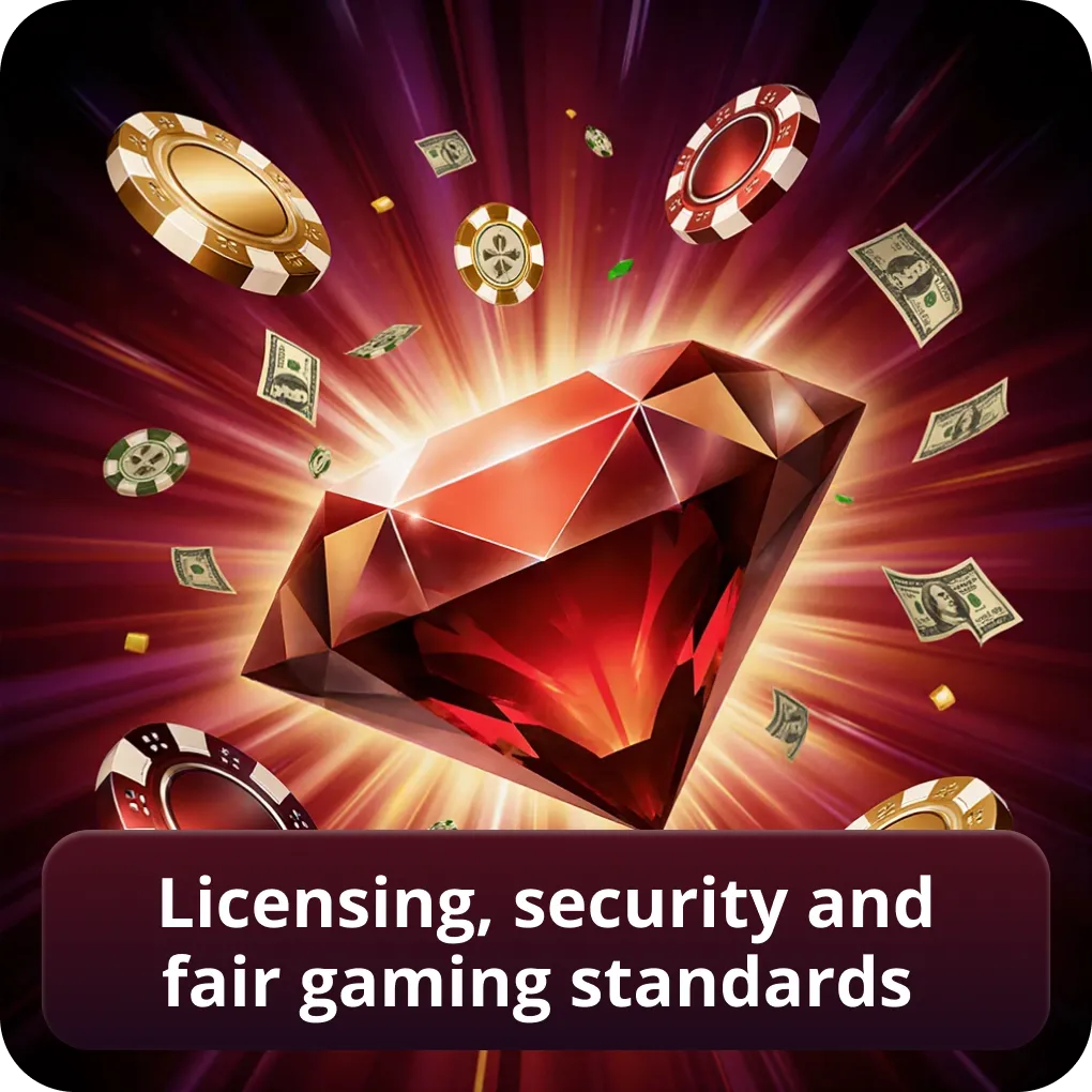 Licensing, security and fair gaming standards
