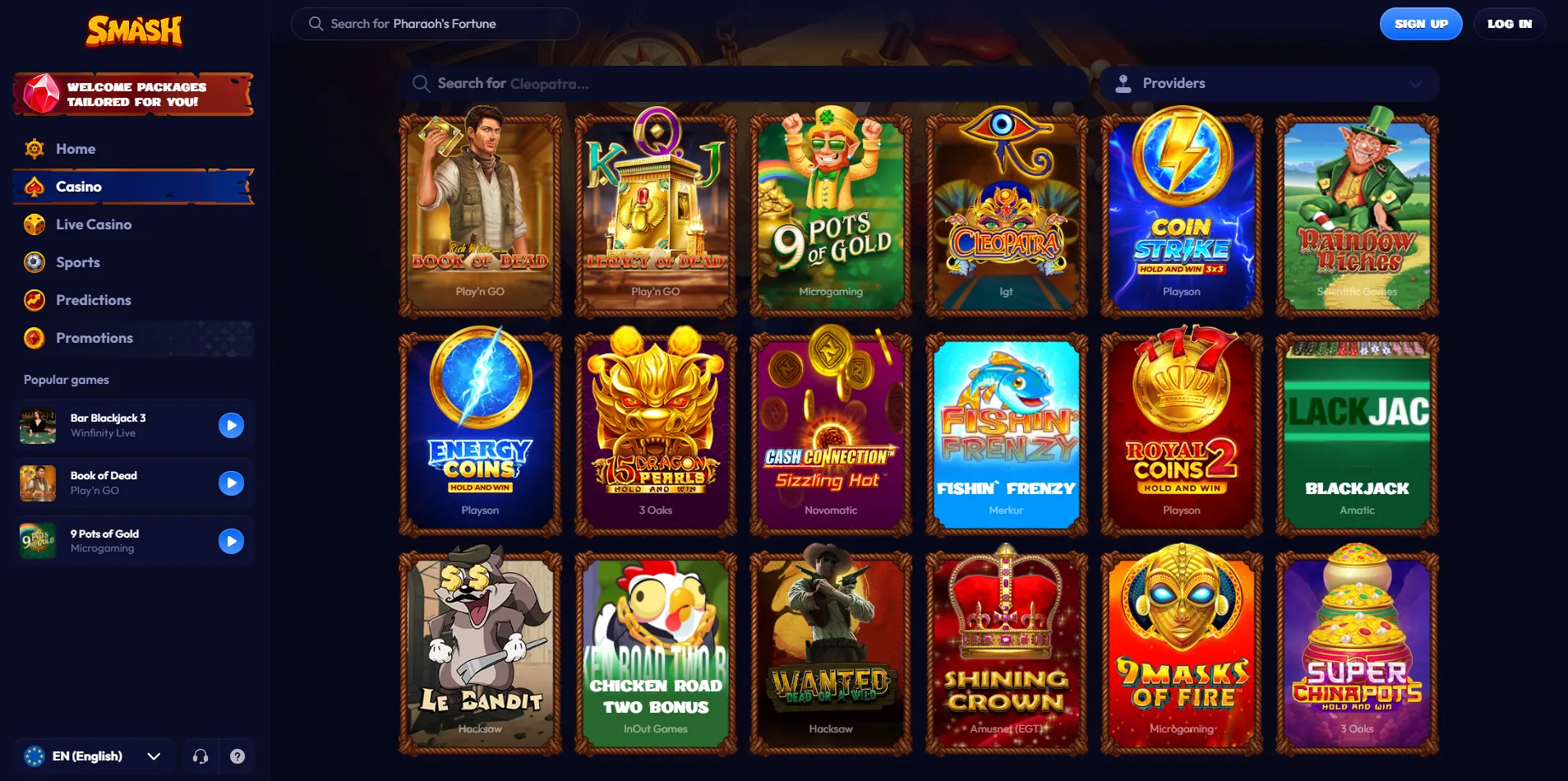 Smash Casino responsible gambling tools